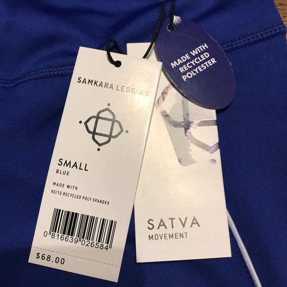 Satva Movement Blue Samkara Legging Size Small - Picture 5 of 7